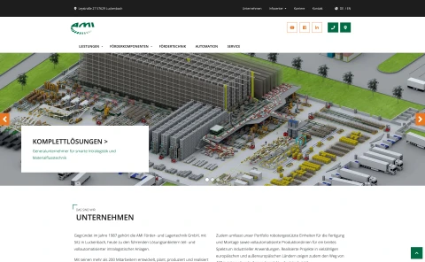 Screenshot AMI Fördertechnik AMI Fördertechnik Screenshot