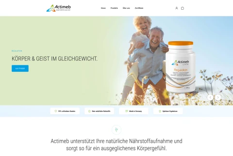 Actimeb Onlineshop Actimeb Screenshot Onlineshop