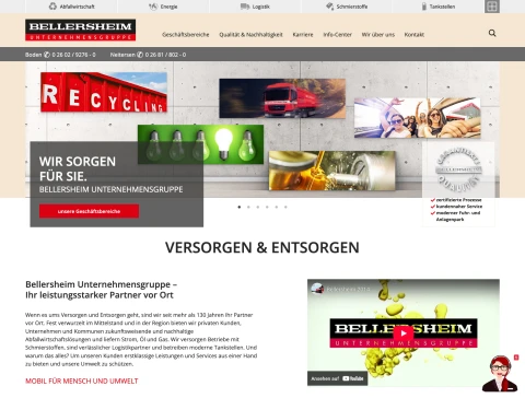 Bellersheim Unternehmensgruppe Bellersheim Unternehmensgruppe Screenshot